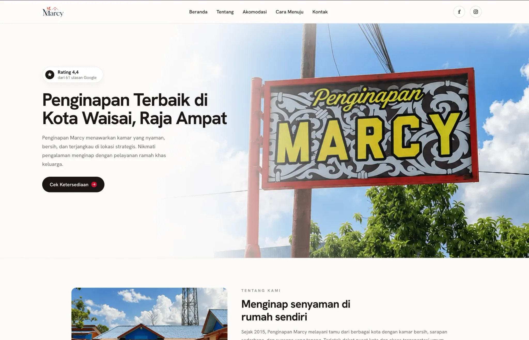Penginapan Marcy